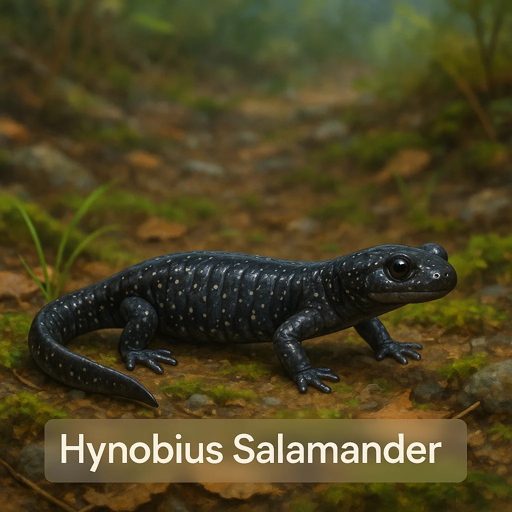 Hynobius Salamander