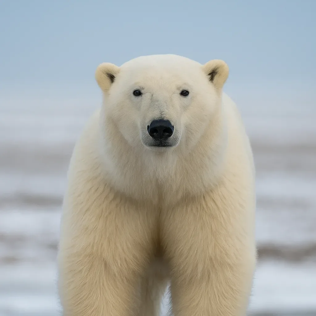 If you see this track, it might already be too late: Polar bear