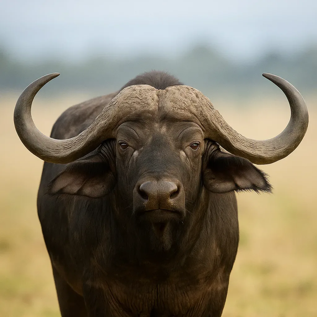 More intimidating than the king of the jungle: Cape buffalo