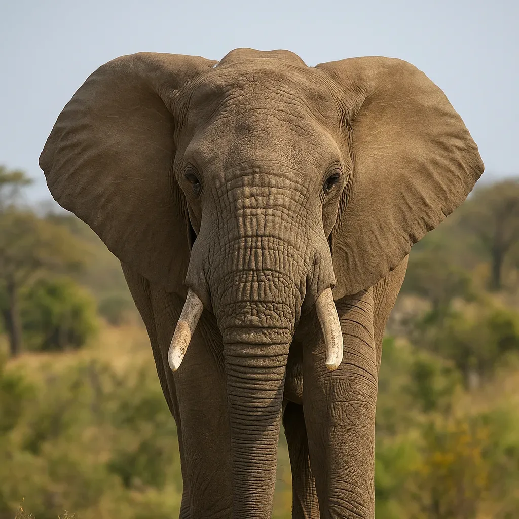 The animal that makes the forest shake: African elephant