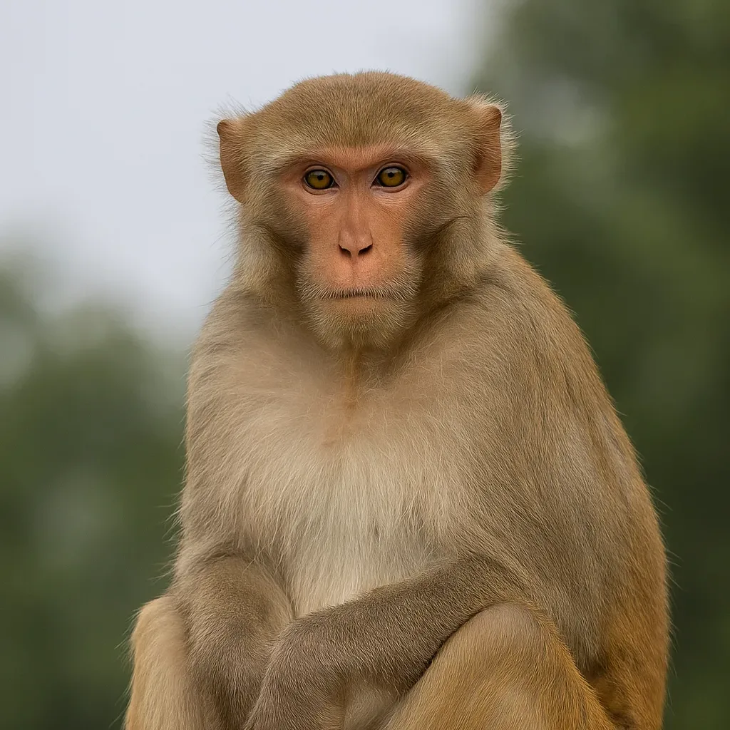 The animal that’s not afraid of people: Rhesus macaque