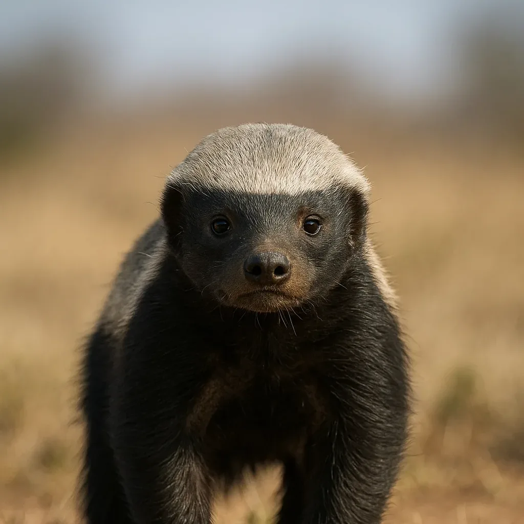The fearless animal even lions avoid: Honey badger