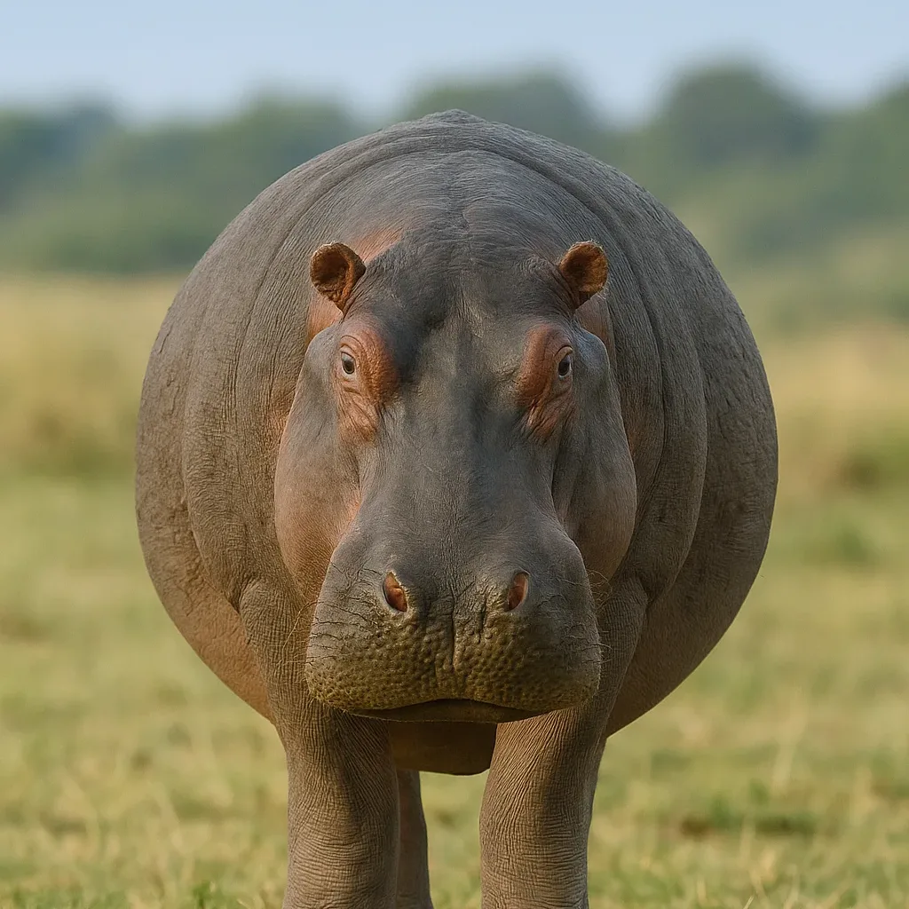 The most dangerous herbivore on Earth: Hippopotamus