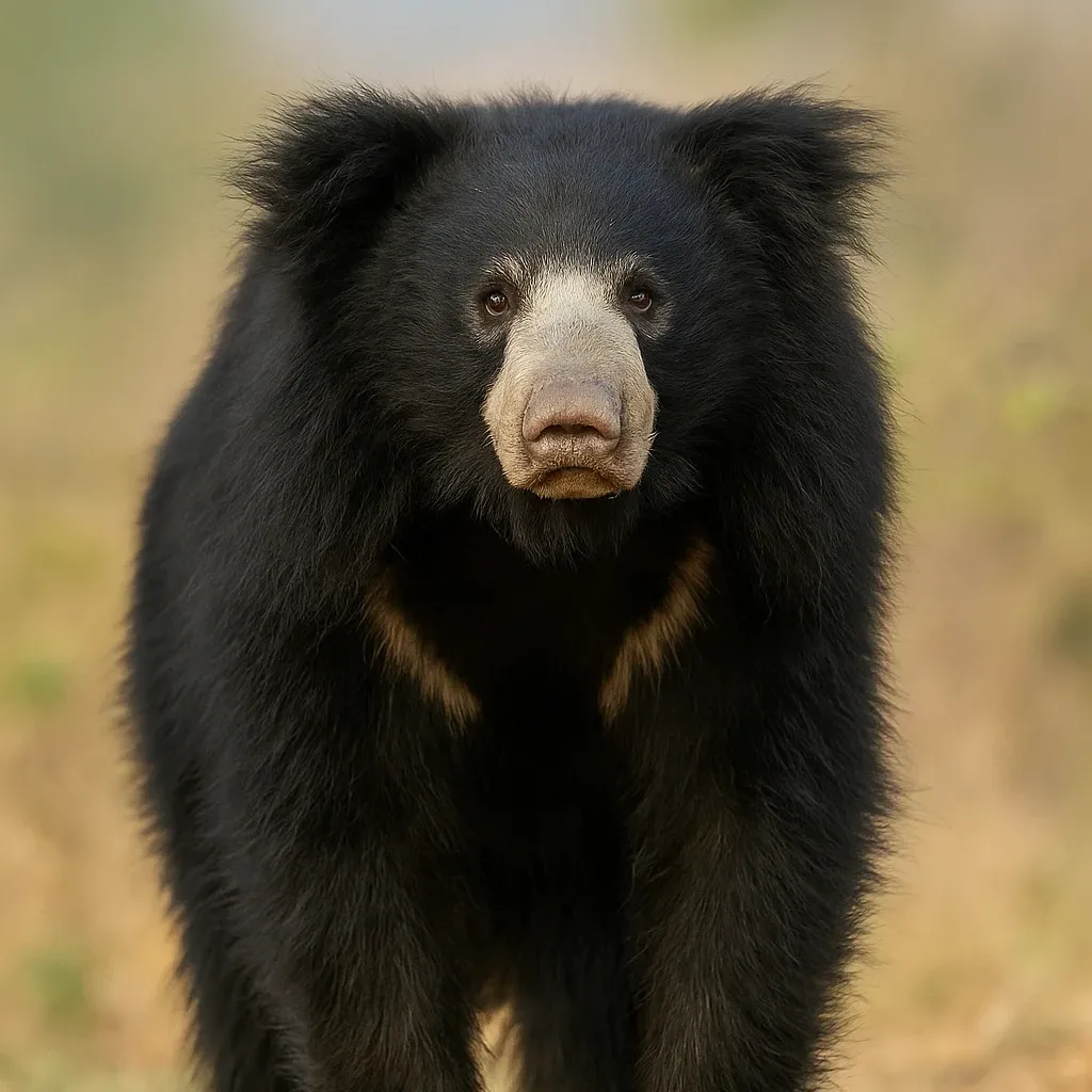 Looks like a herbivore, but it’s a carnivore: Sloth bear
