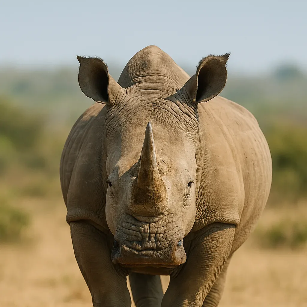 Could this animal defeat a lion: Rhinoceros